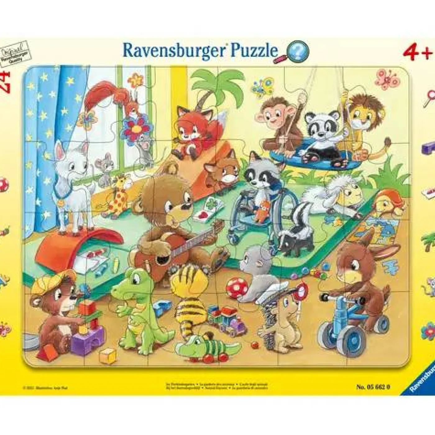 Rahmenpuzzle "Im Tierkindergarten", 24 Teile