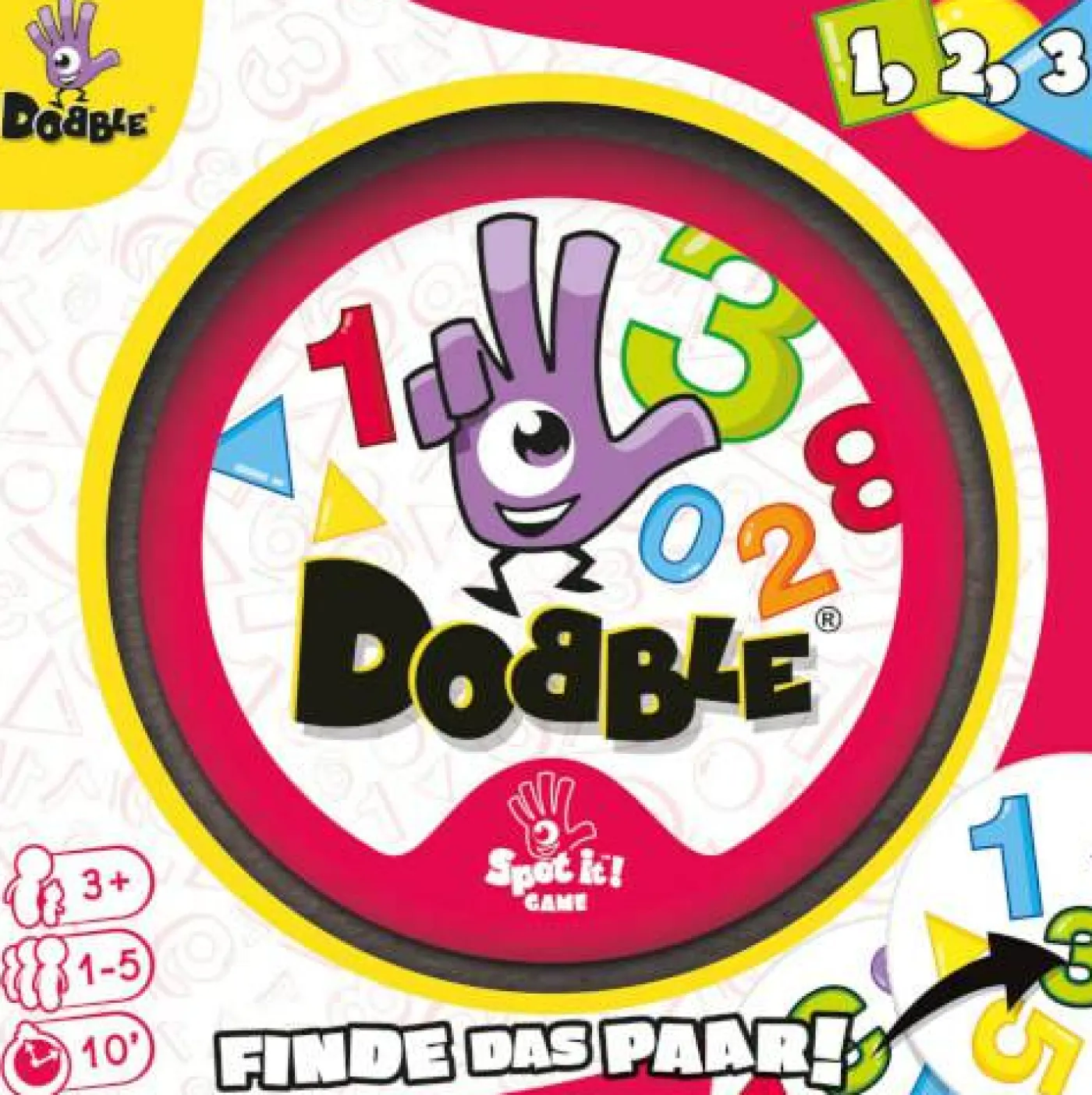 Reaktionsspiel "Dobble 1,2,3"