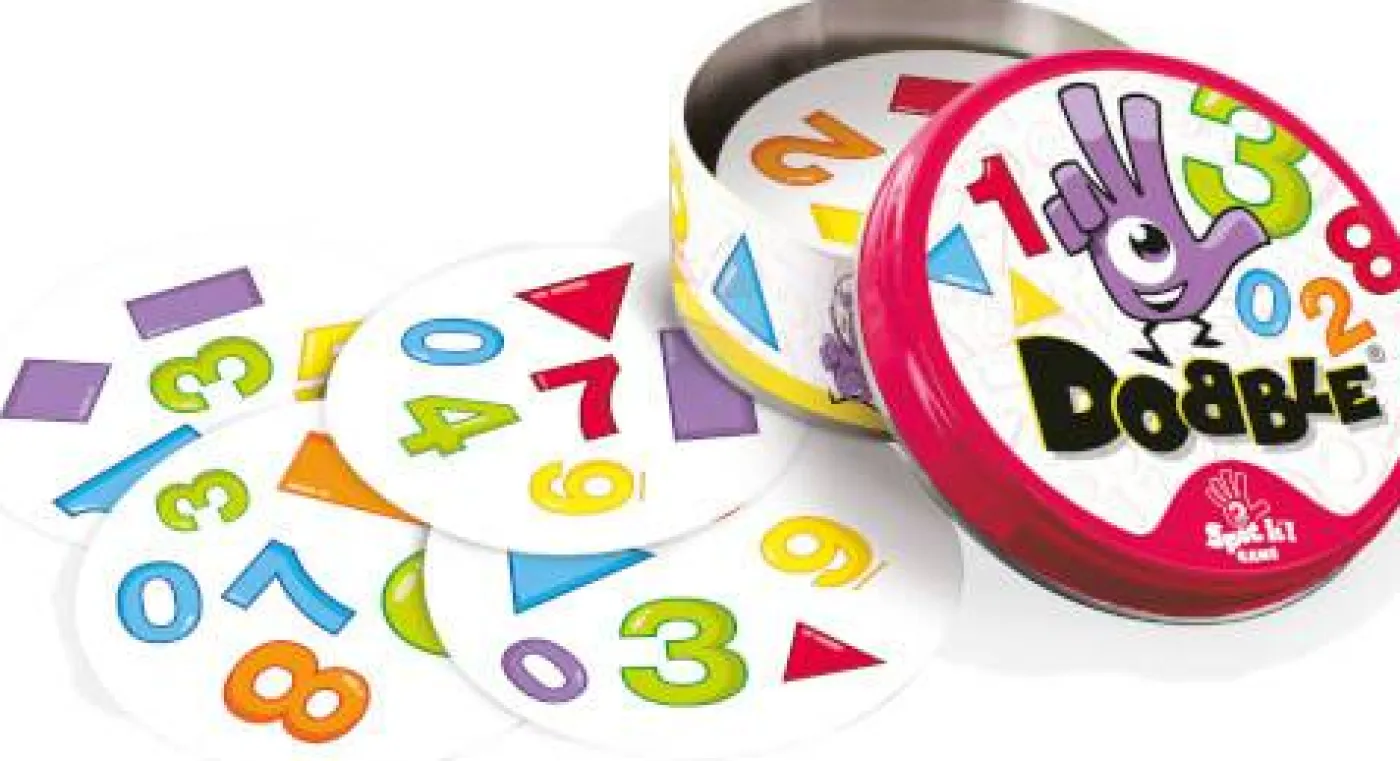 Reaktionsspiel "Dobble 1,2,3"