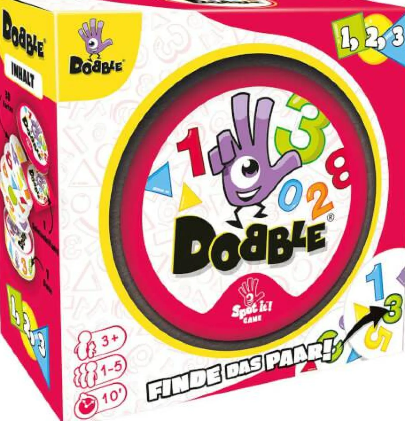 Reaktionsspiel "Dobble 1,2,3"