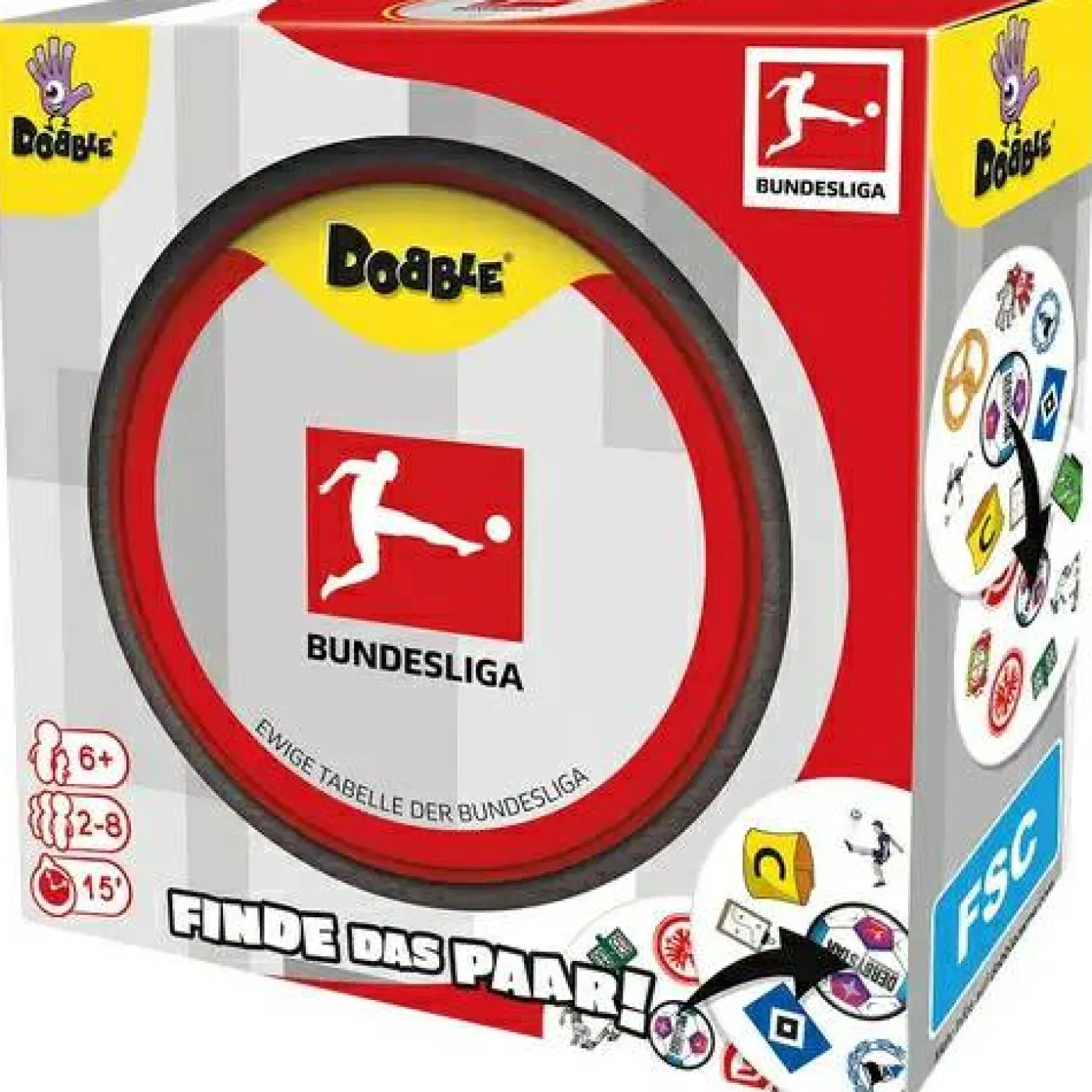 Reaktionsspiel "Dobble Bundesliga"