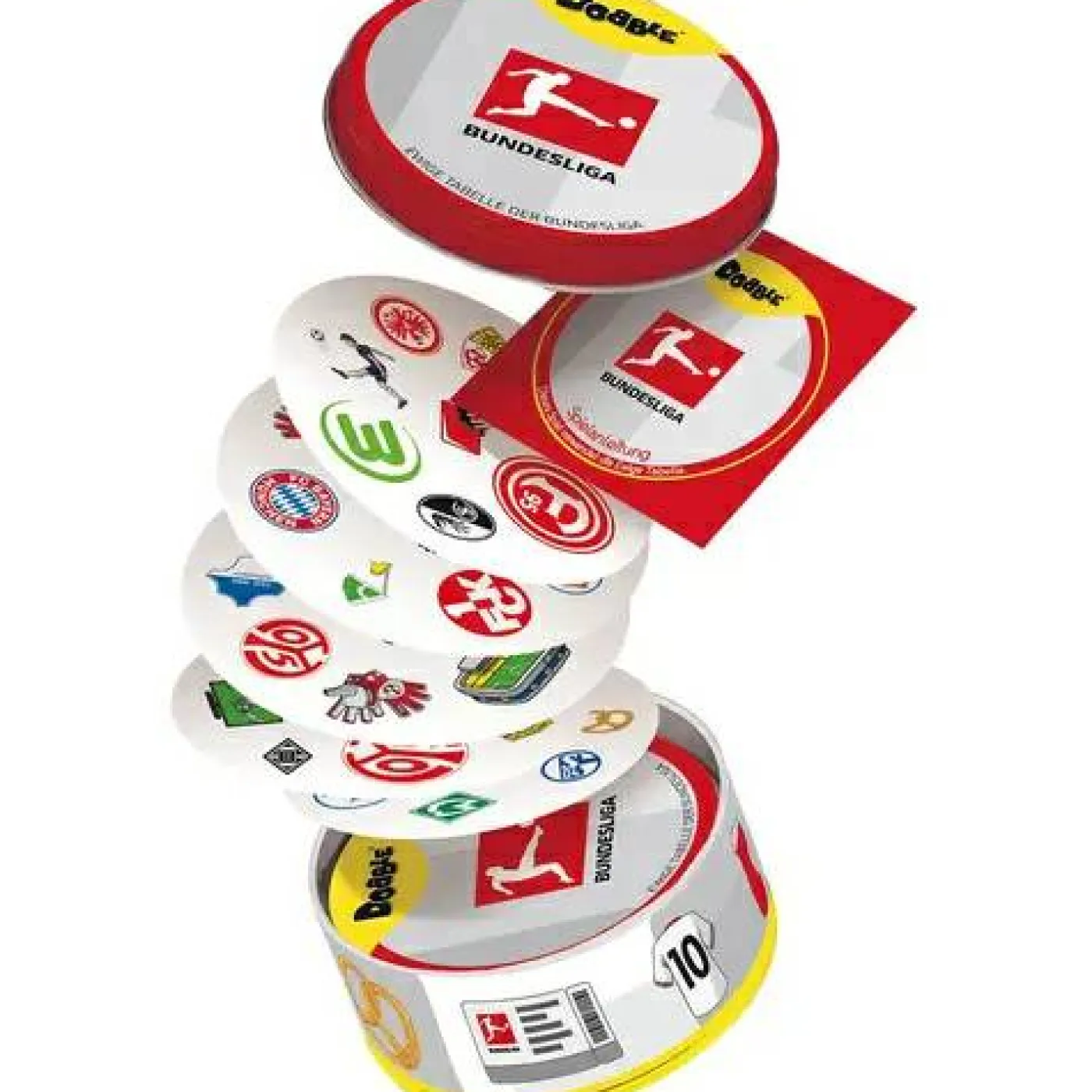 Reaktionsspiel "Dobble Bundesliga"