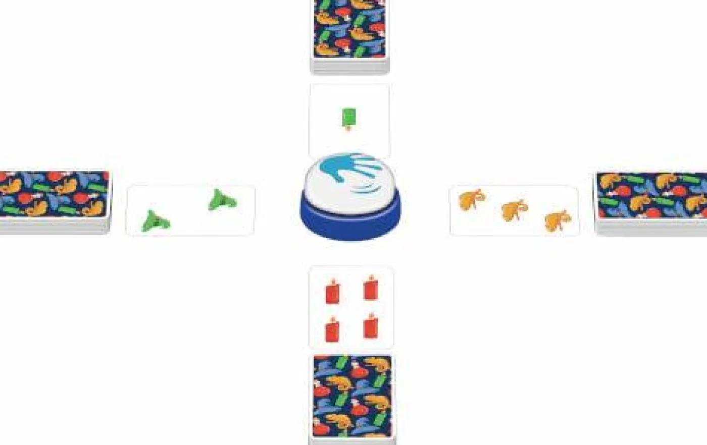 Reaktionsspiel "Halli Galli Twist"