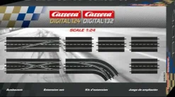 Rennbahn-Erweiterung "Digital 124/132 - Schienenausbauset"