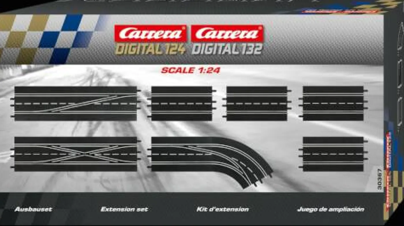 Rennbahn-Erweiterung "Digital 124/132 - Schienenausbauset"