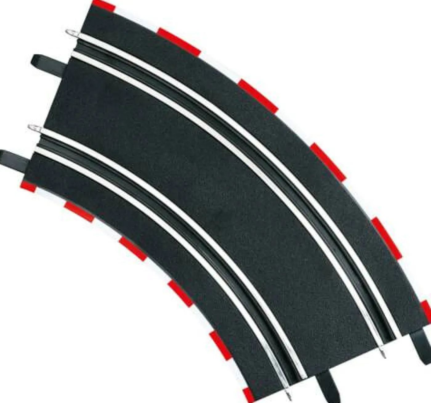 Rennbahn-Erweiterung "GO!!! - Kurve 2/45°", 4er-Pack