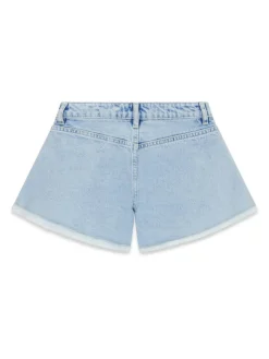 Rhinestones Denim-Shorts