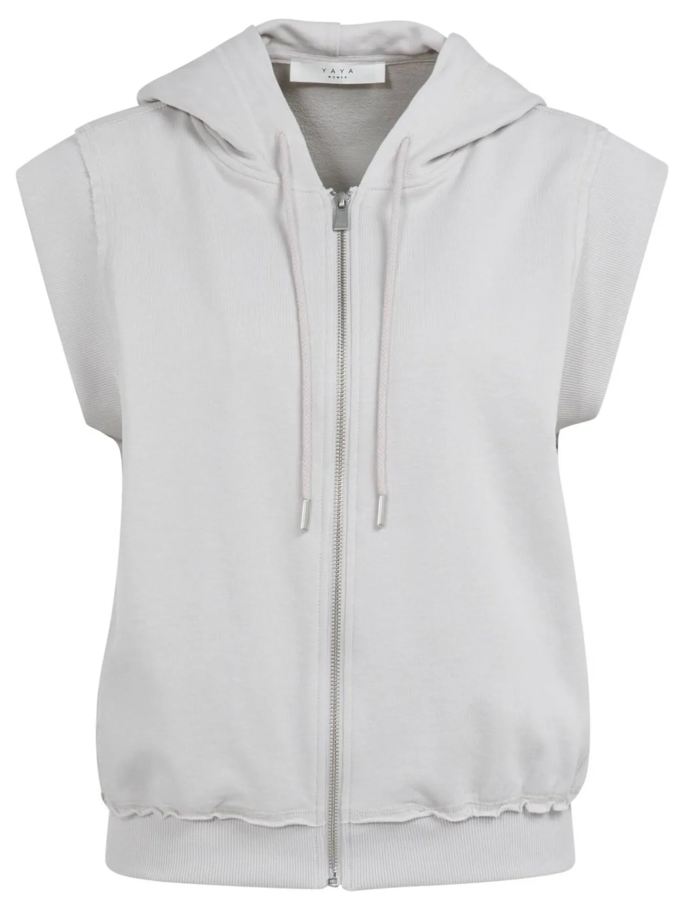 Ärmelloser Kapuzenpullover