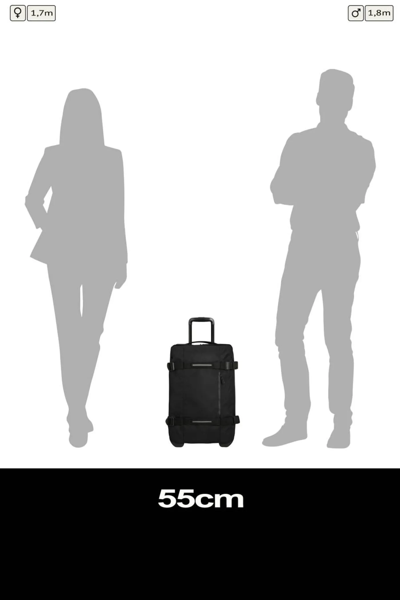 Rollen-Reisetasche "Urban Track", Gr. S