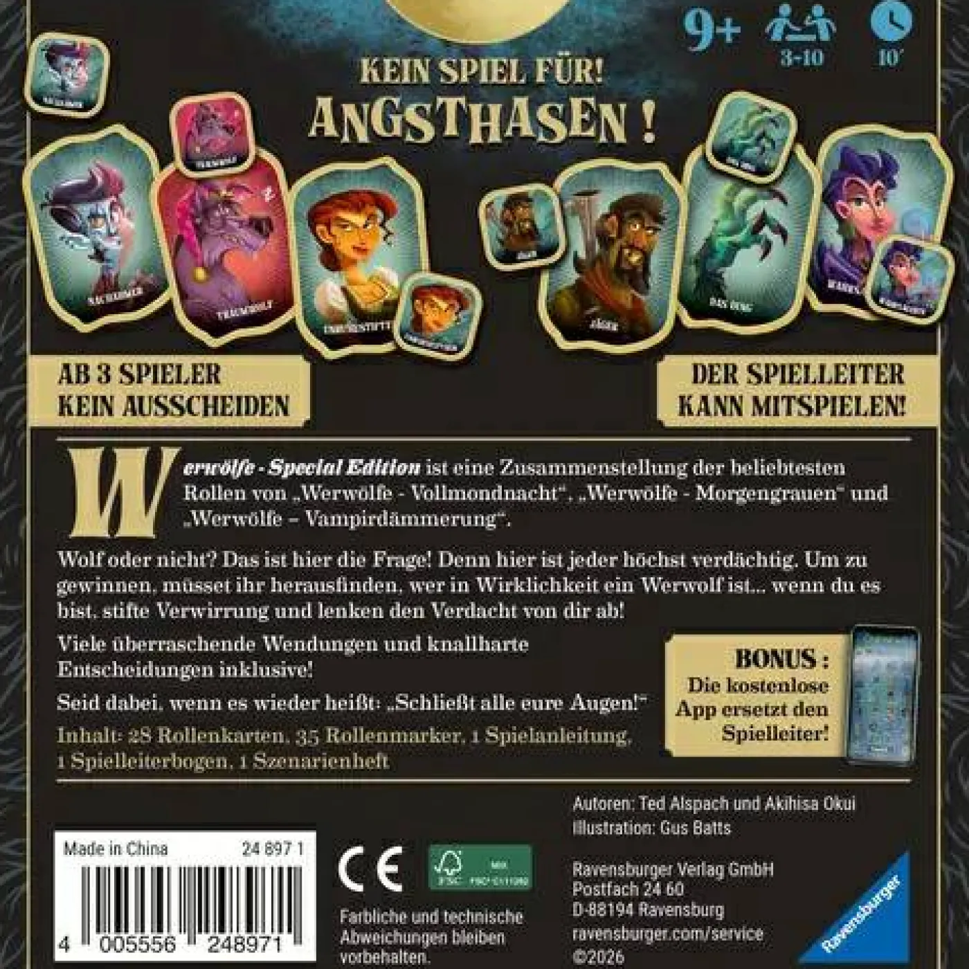 Rollenspiel "Werwölfe - Special Edition"