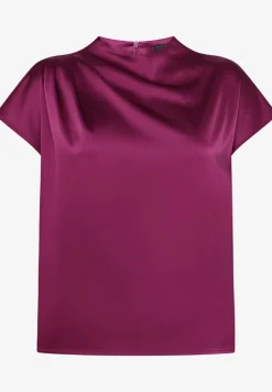 Satinbluse
