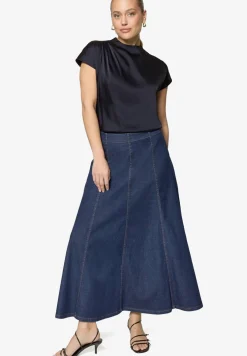 Satinbluse