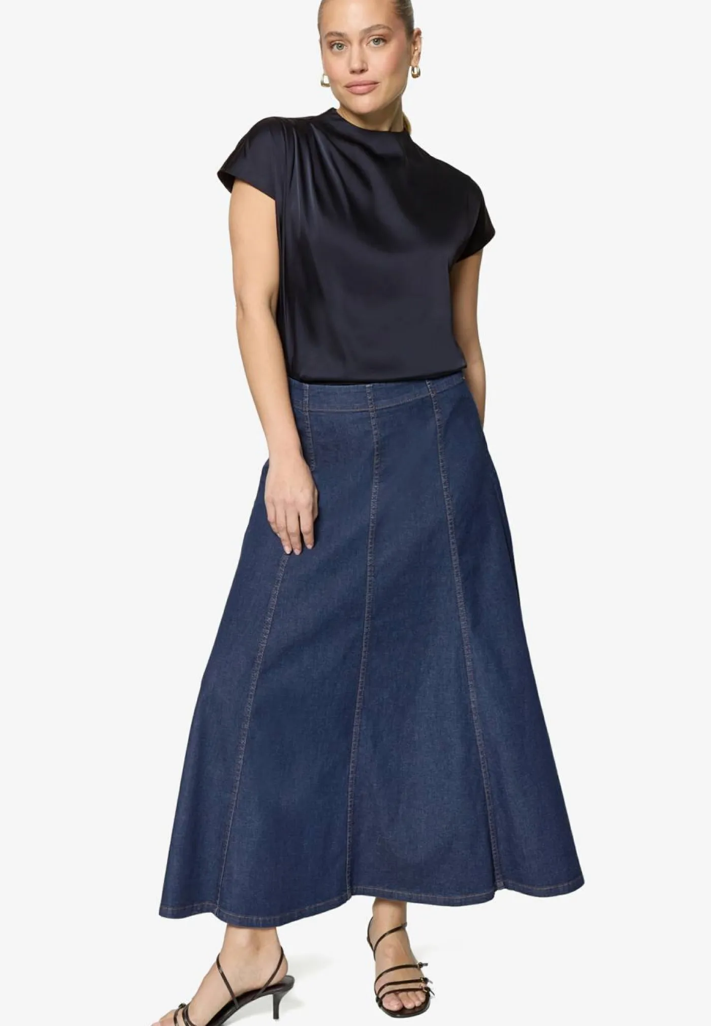 Satinbluse