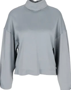 Satinbluse