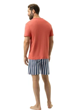 Schlafanzug "Coral Stripes"