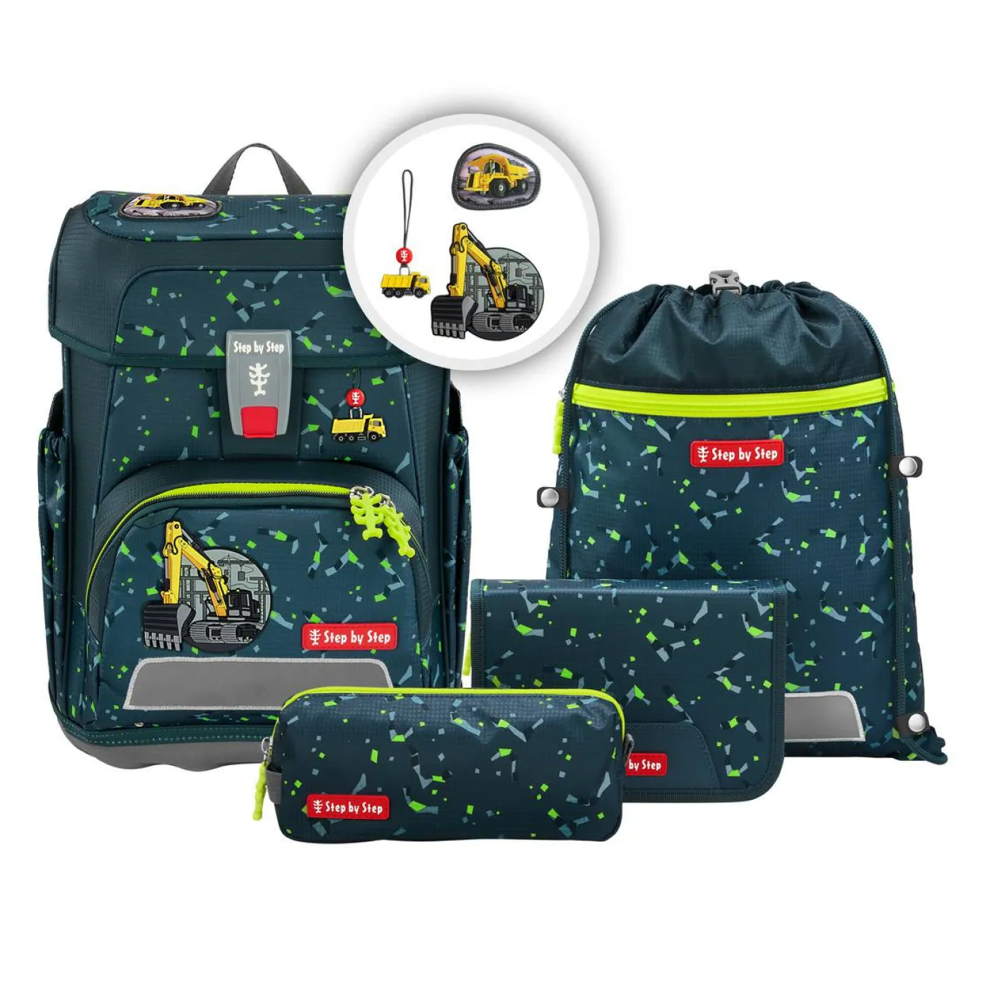 Schulranzen-Set CLOUD "Bagger Rocco"