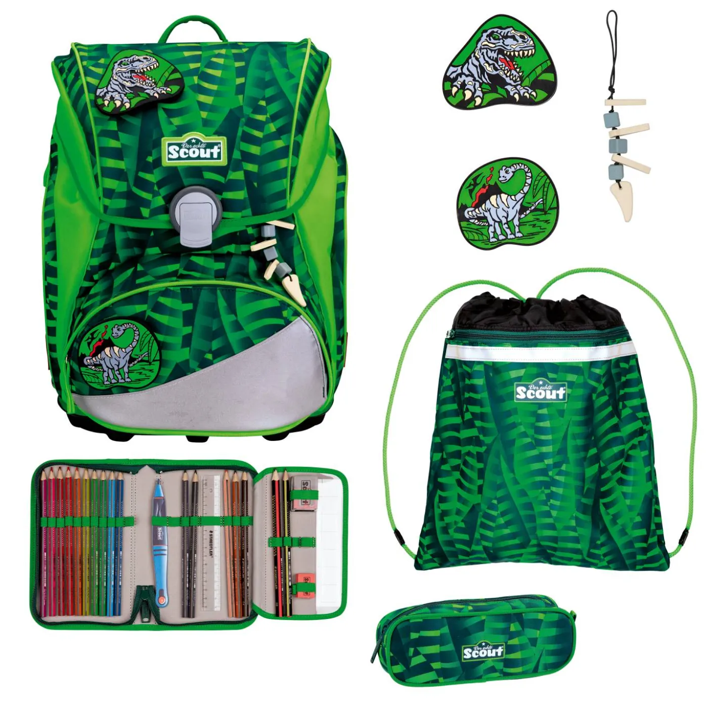 Schulranzen-Set "Danger Dino"