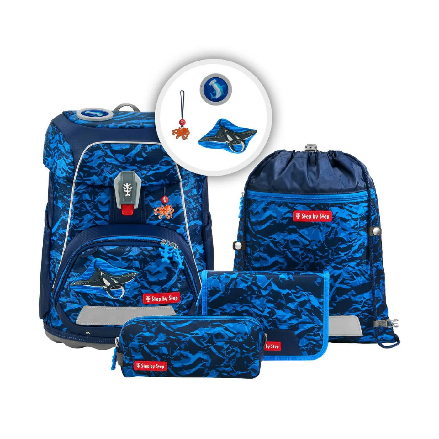 Schulranzen-Set FIT "Manta Rio"