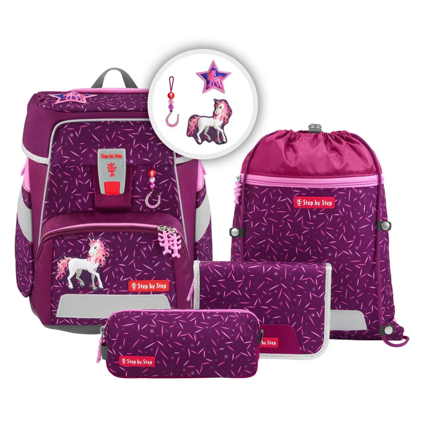 Schulranzen-Set SPACE "Pretty Unicorn Nuala"