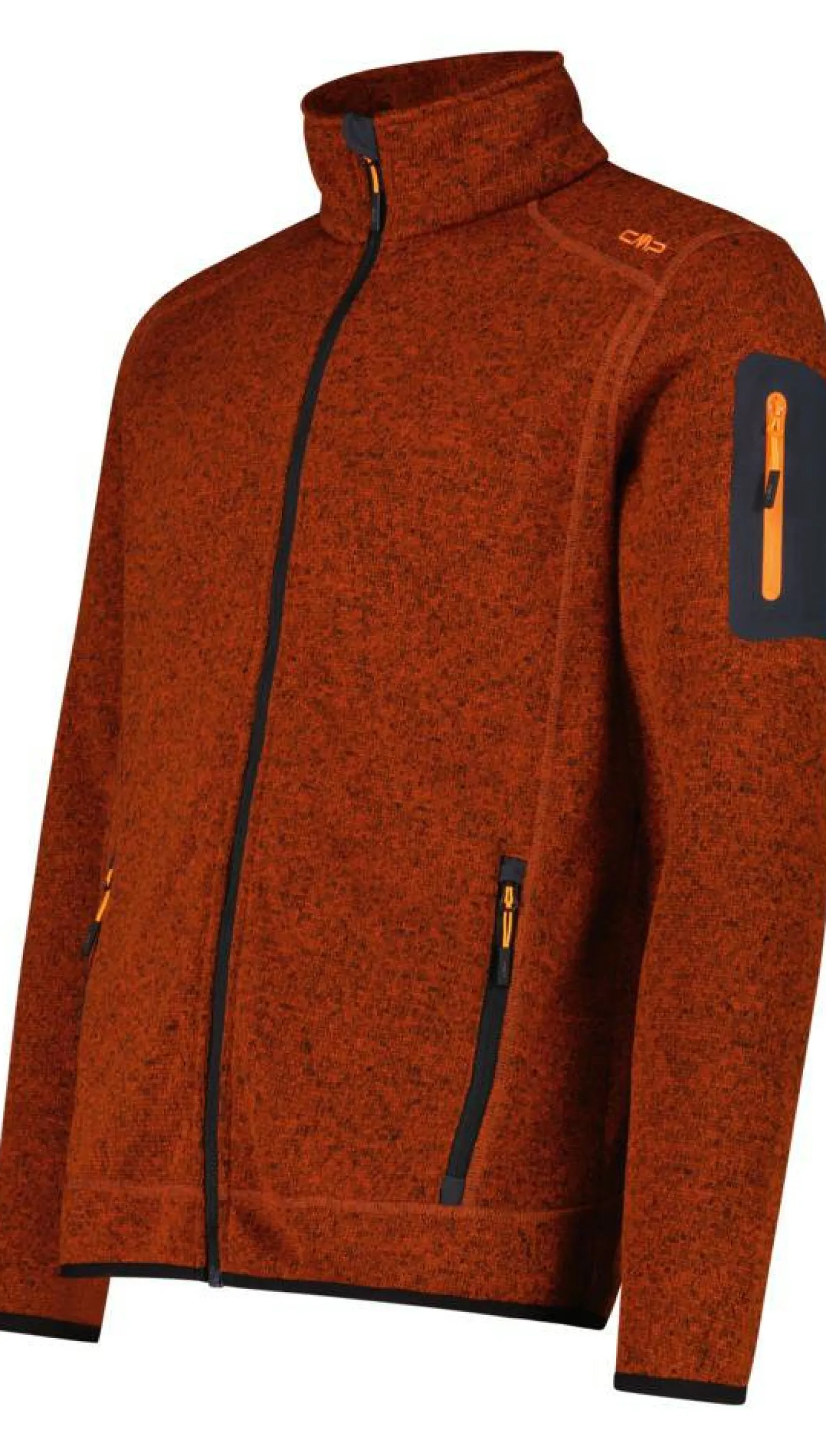 Schwere Fleecejacke Knit-Tech Meliert