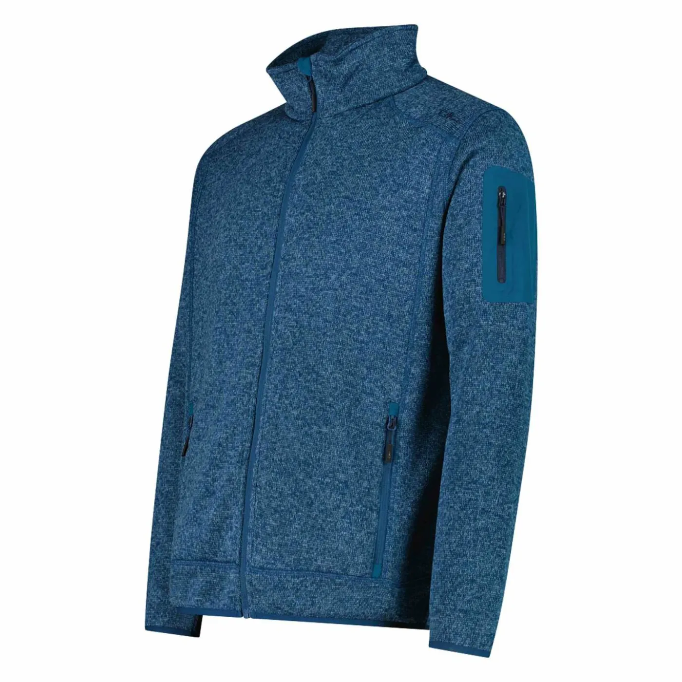 Schwere Fleecejacke Knit-Tech Meliert