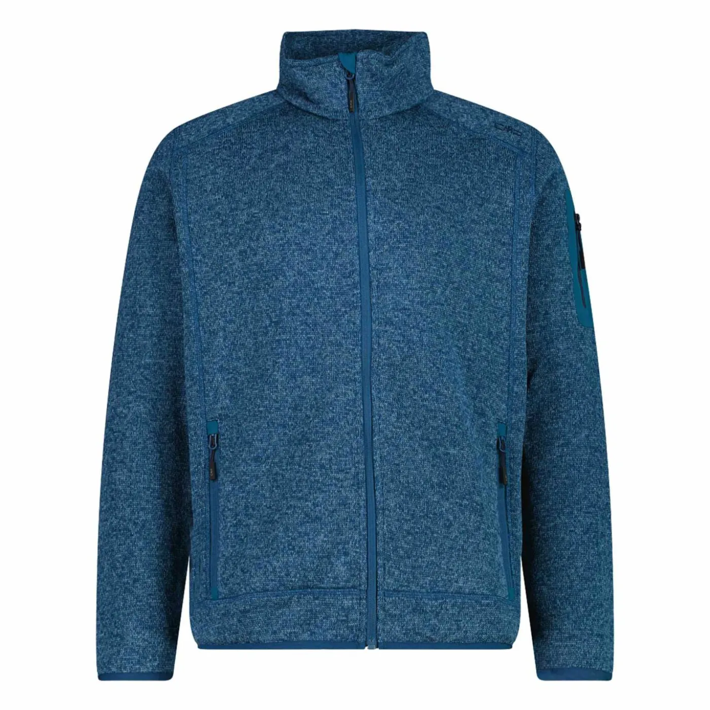 Schwere Fleecejacke Knit-Tech Meliert