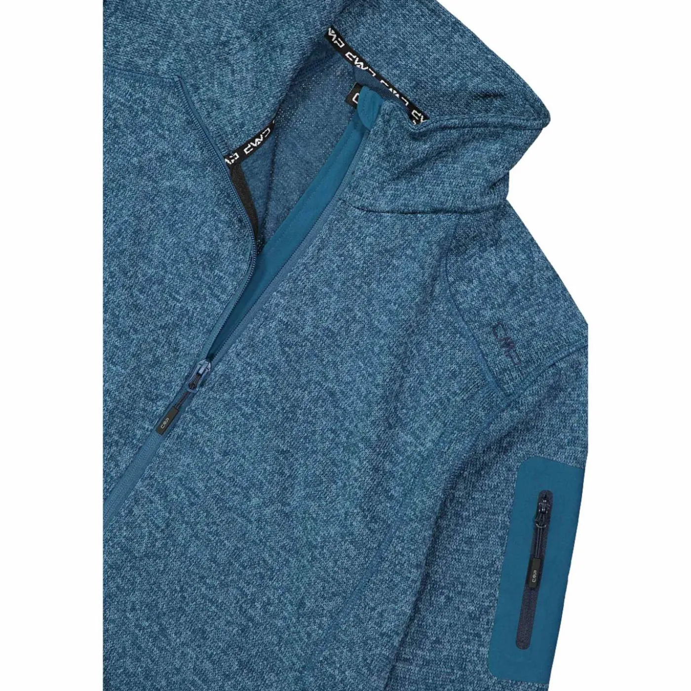 Schwere Fleecejacke Knit-Tech Meliert
