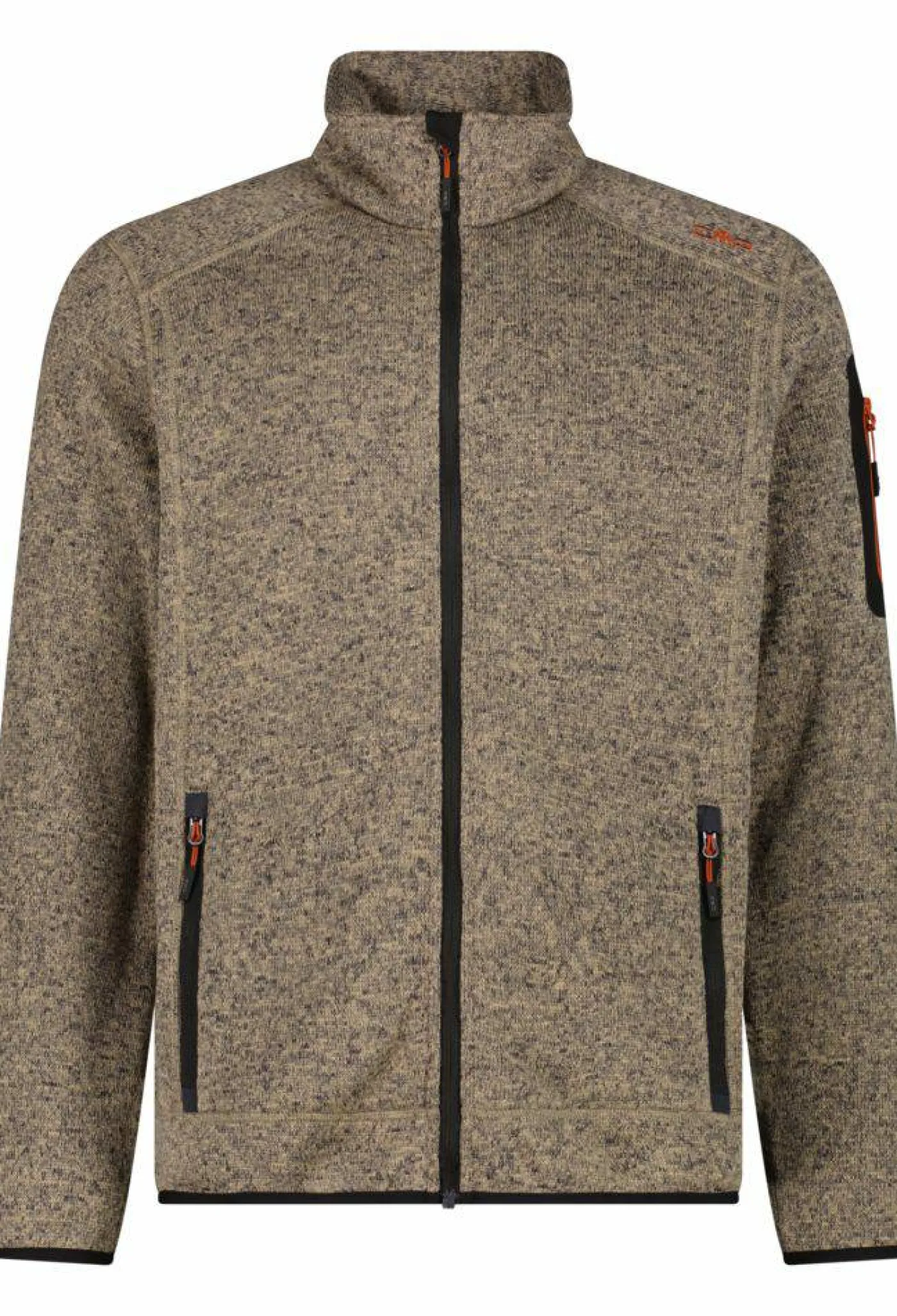 Schwere Fleecejacke Knit-Tech Meliert