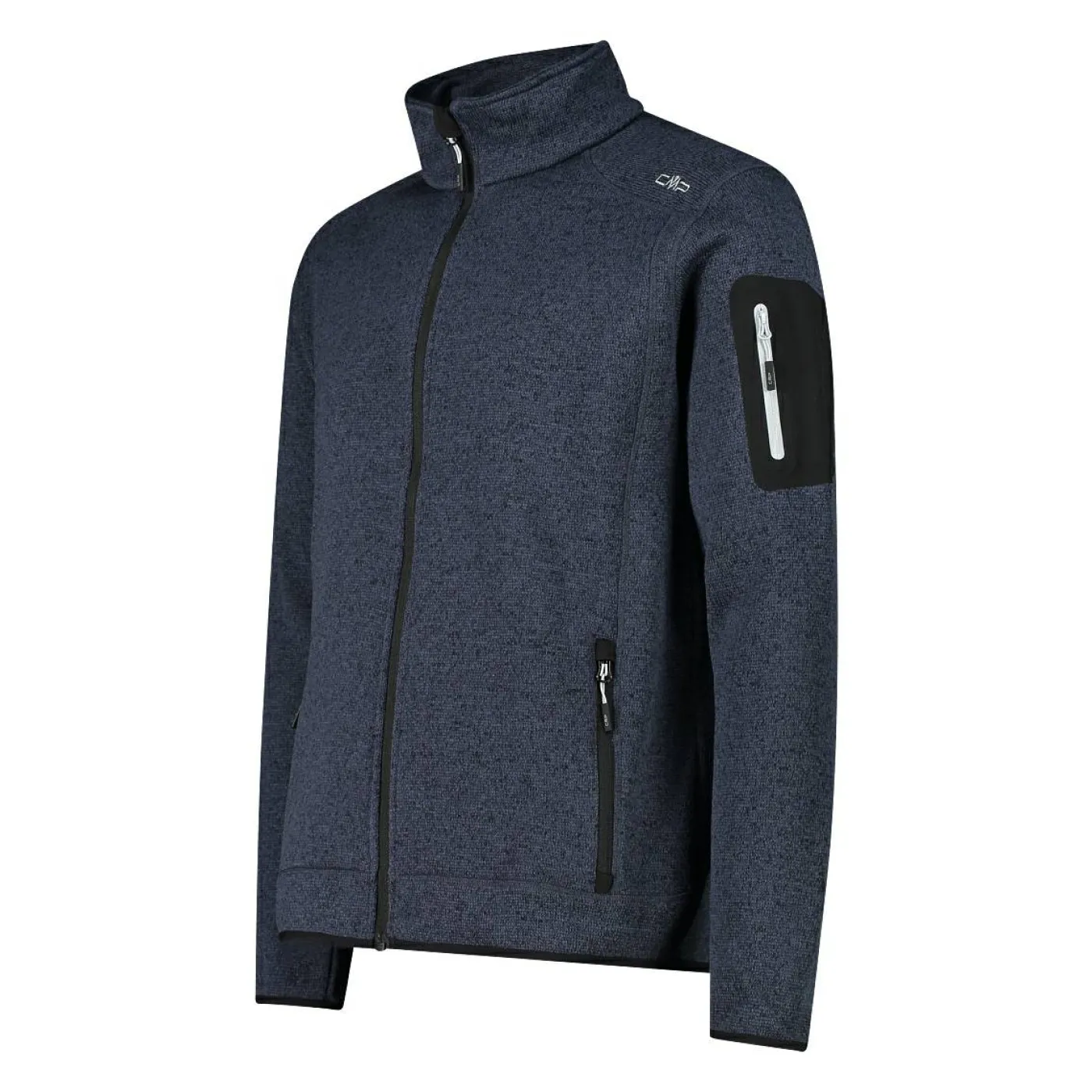 Schwere Fleecejacke Knit-Tech Meliert