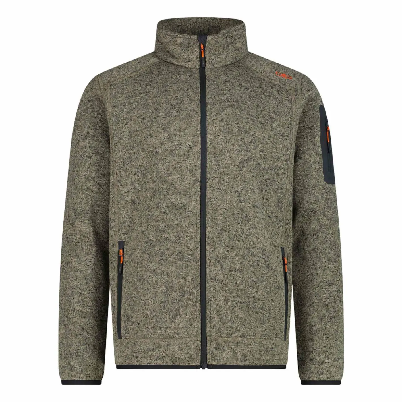 Schwere Fleecejacke Knit-Tech Meliert