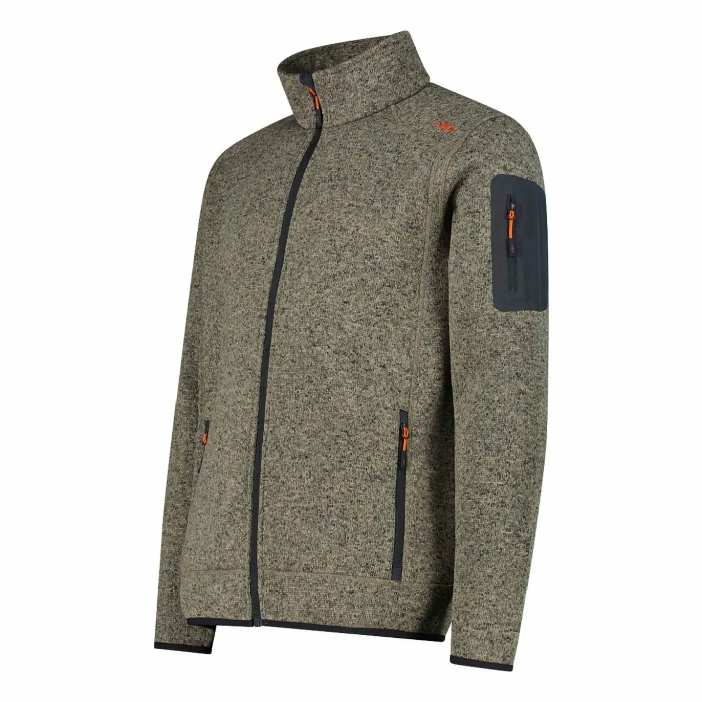 Schwere Fleecejacke Knit-Tech Meliert