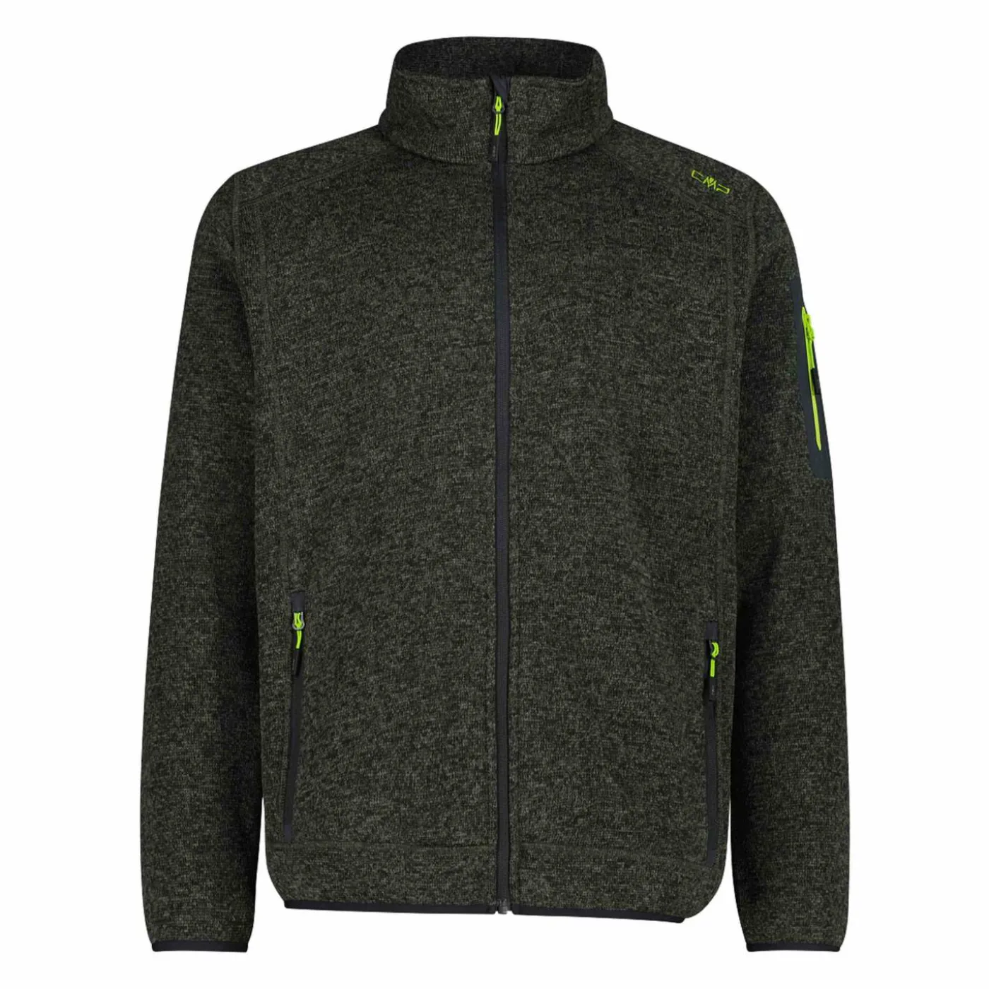 Schwere Fleecejacke Knit-Tech Meliert
