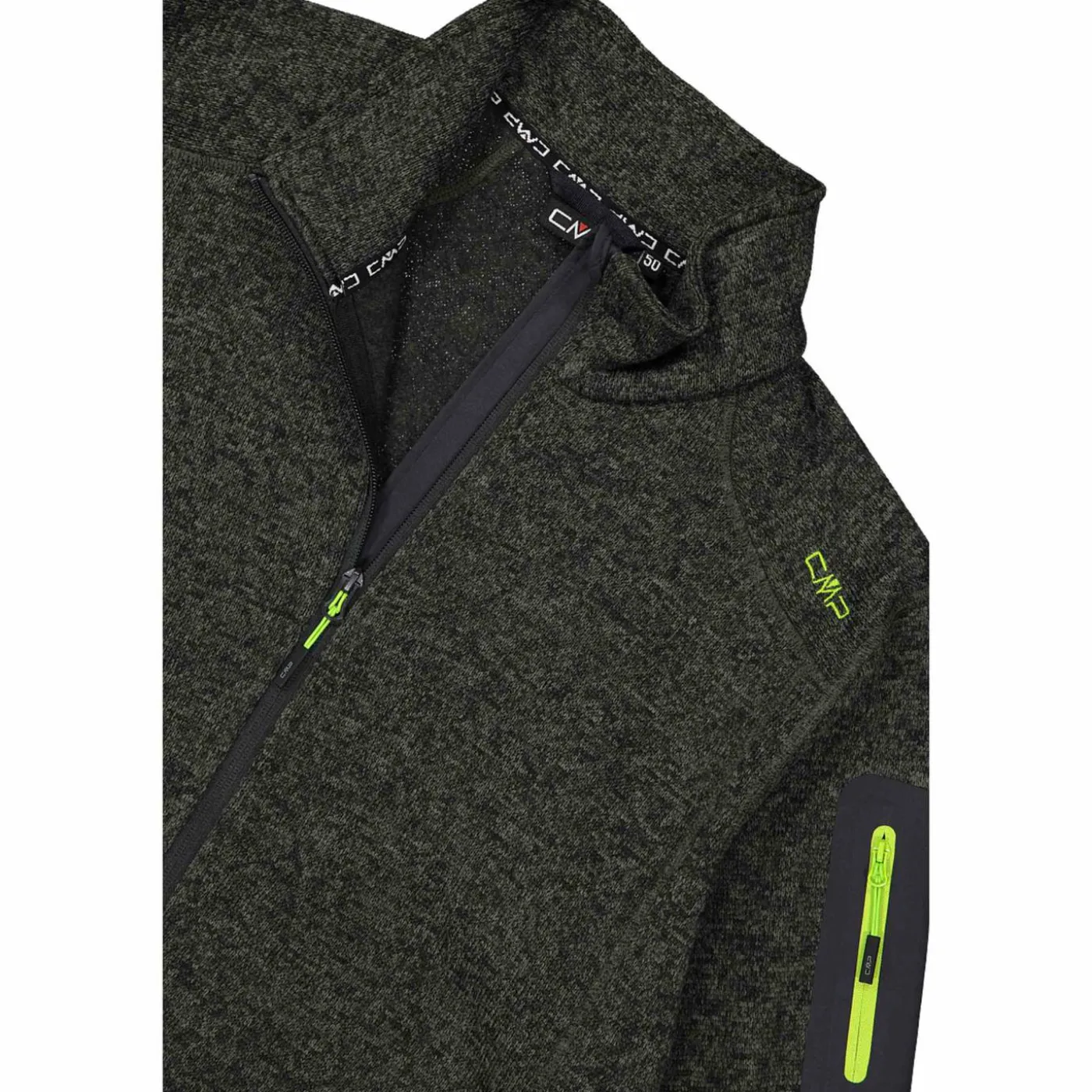 Schwere Fleecejacke Knit-Tech Meliert