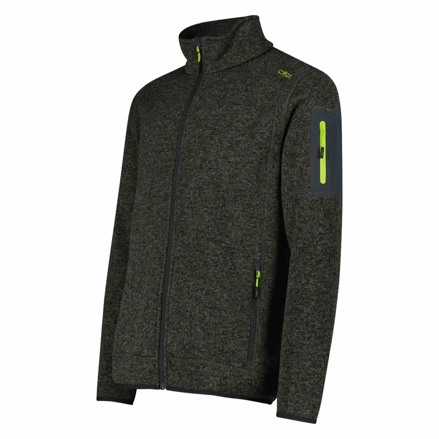 Schwere Fleecejacke Knit-Tech Meliert