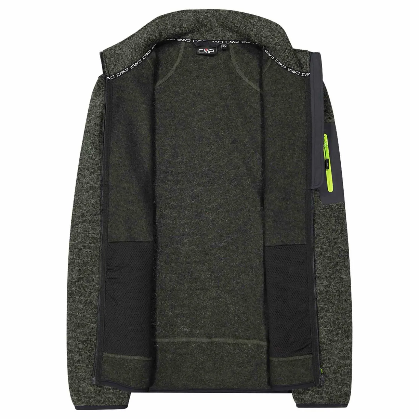 Schwere Fleecejacke Knit-Tech Meliert