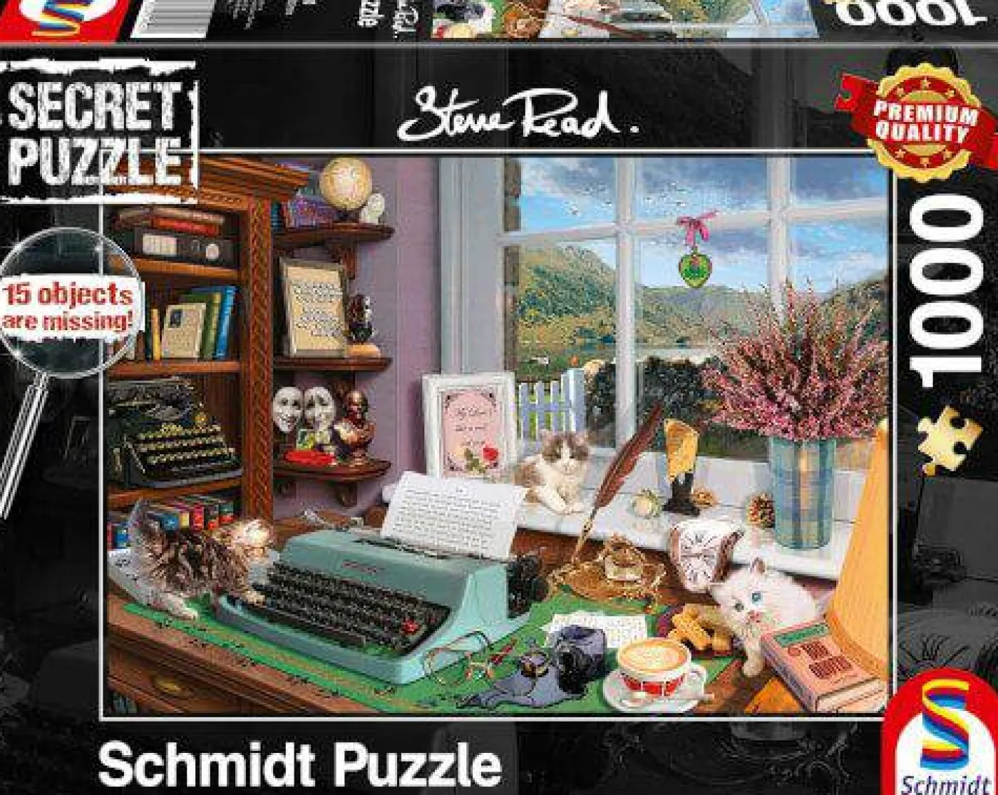 Secret Puzzle "Am Schreibtisch", 1000 Teile