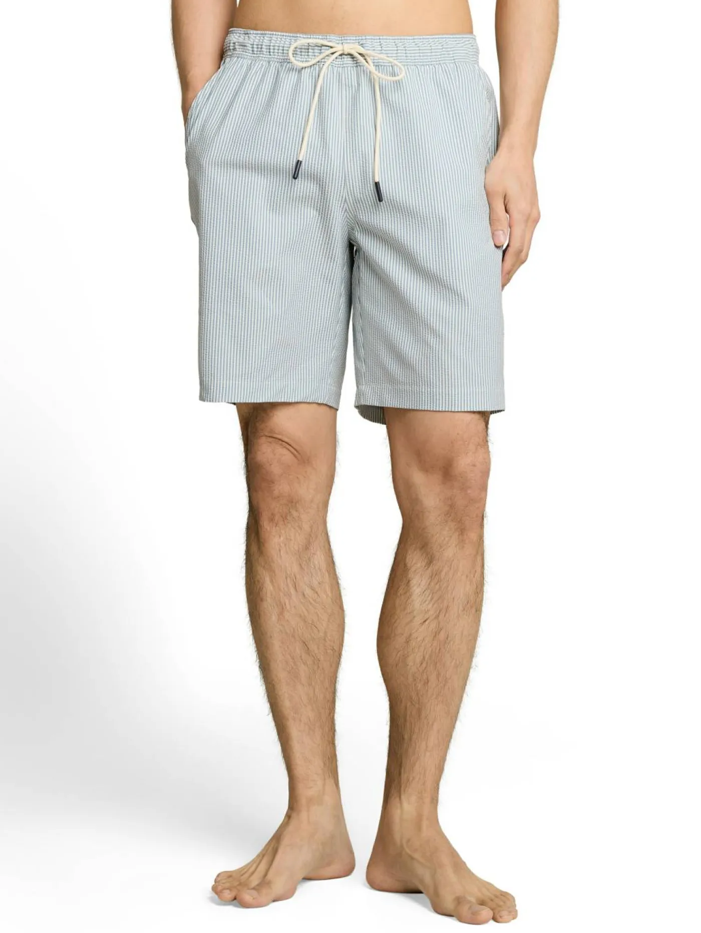 Seersucker-Badeshorts
