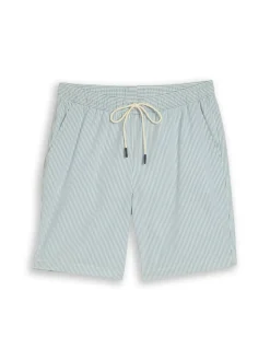 Seersucker-Badeshorts