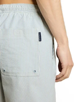 Seersucker-Badeshorts