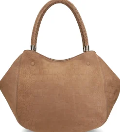 Shopper L "Carré Soft Croco"