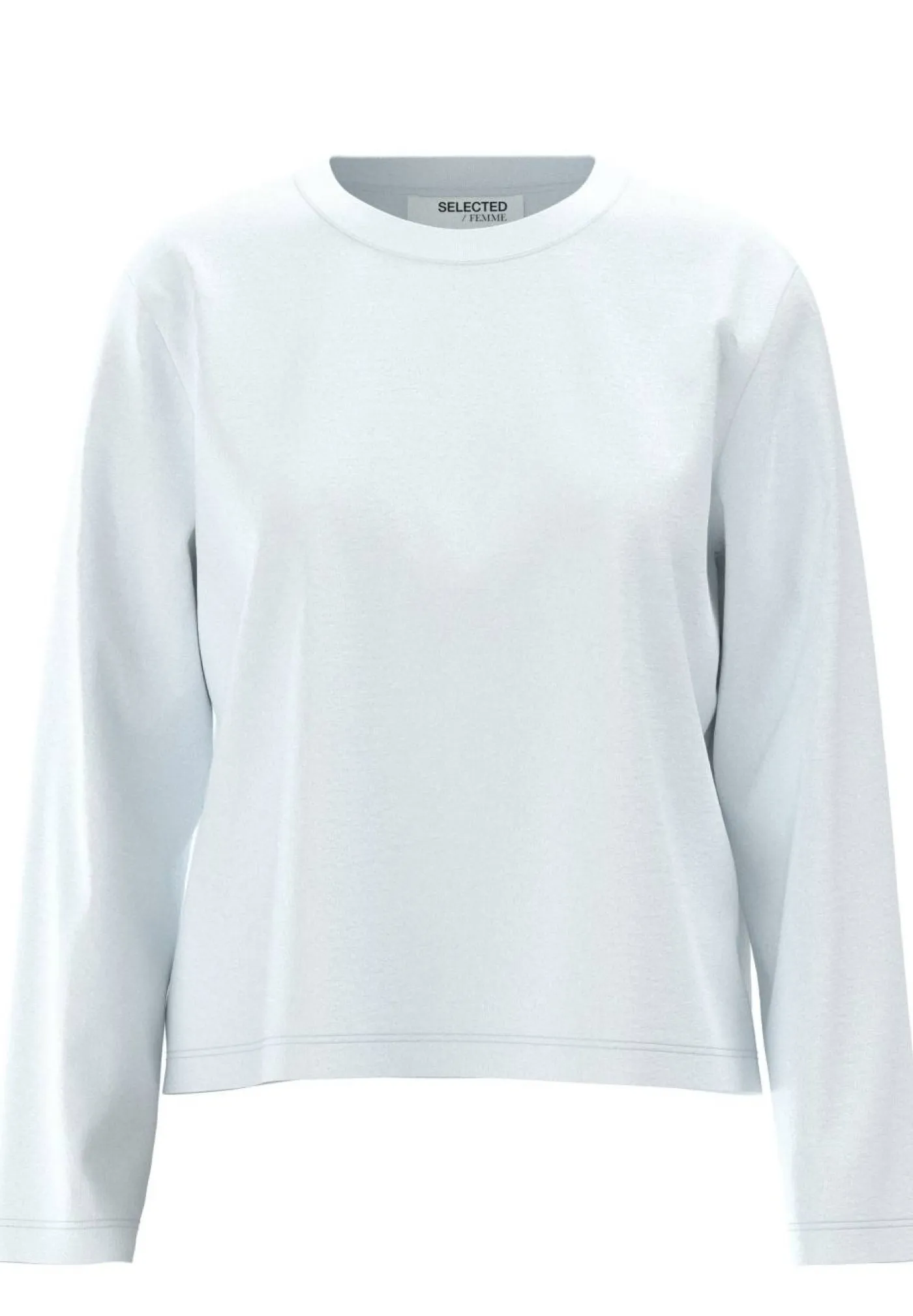 SLFESSENTIAL LS BOXY TEE NOOS