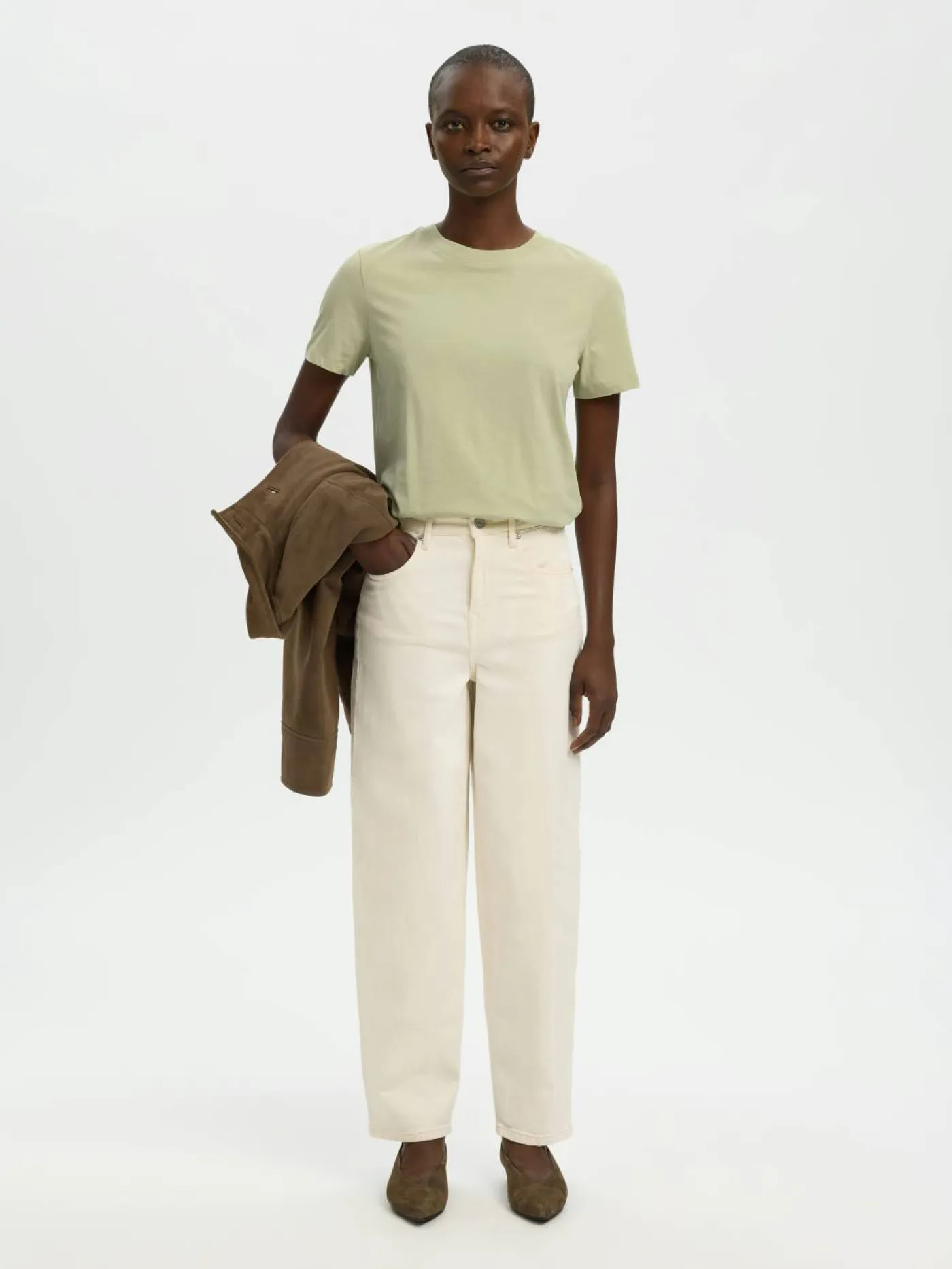 SLFMYESSENTIAL SS O-NECK TEE NOOS