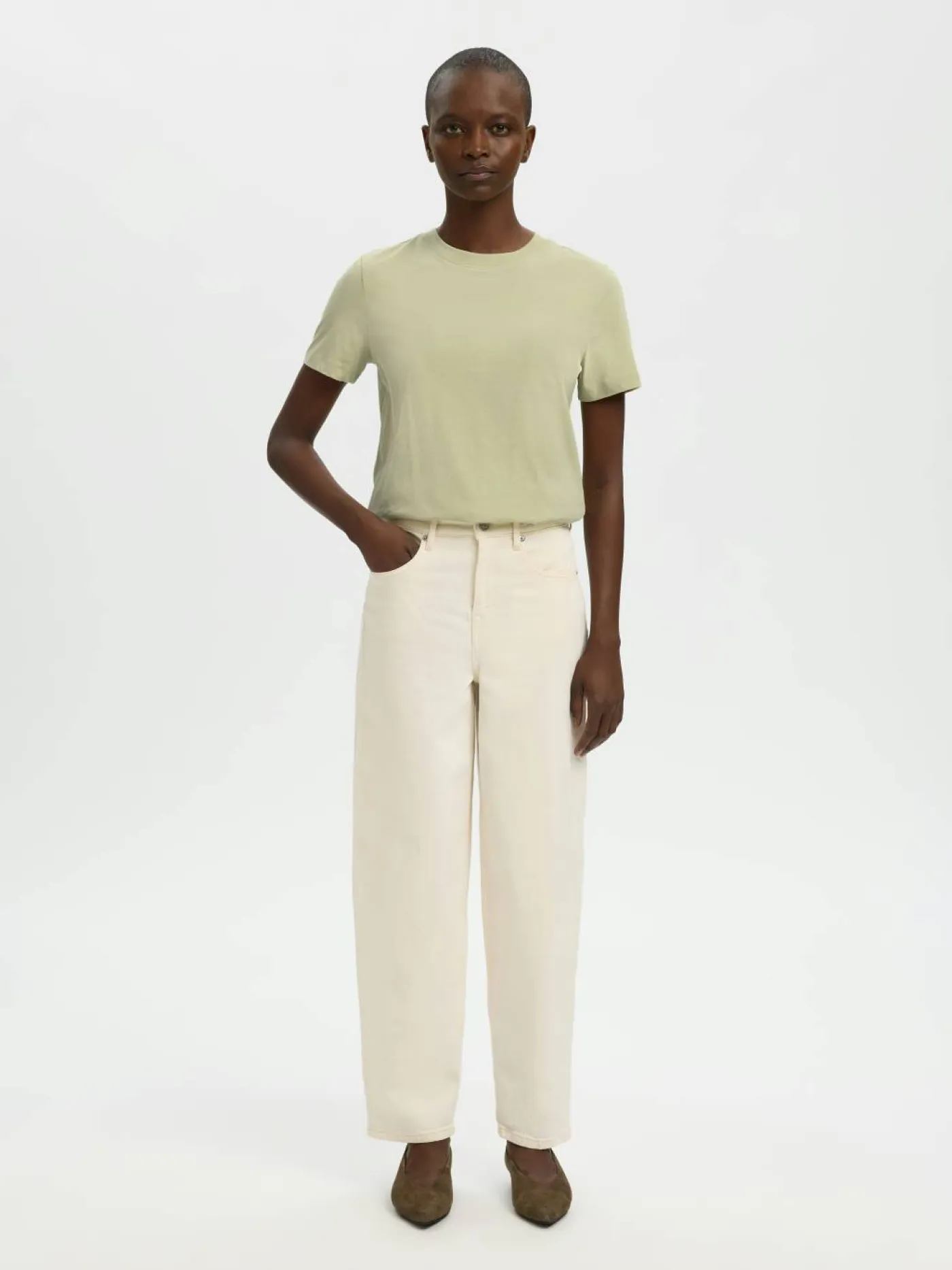 SLFMYESSENTIAL SS O-NECK TEE NOOS
