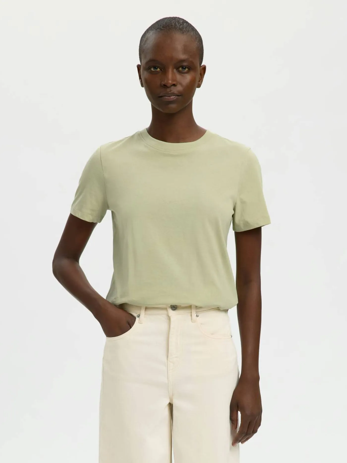 SLFMYESSENTIAL SS O-NECK TEE NOOS