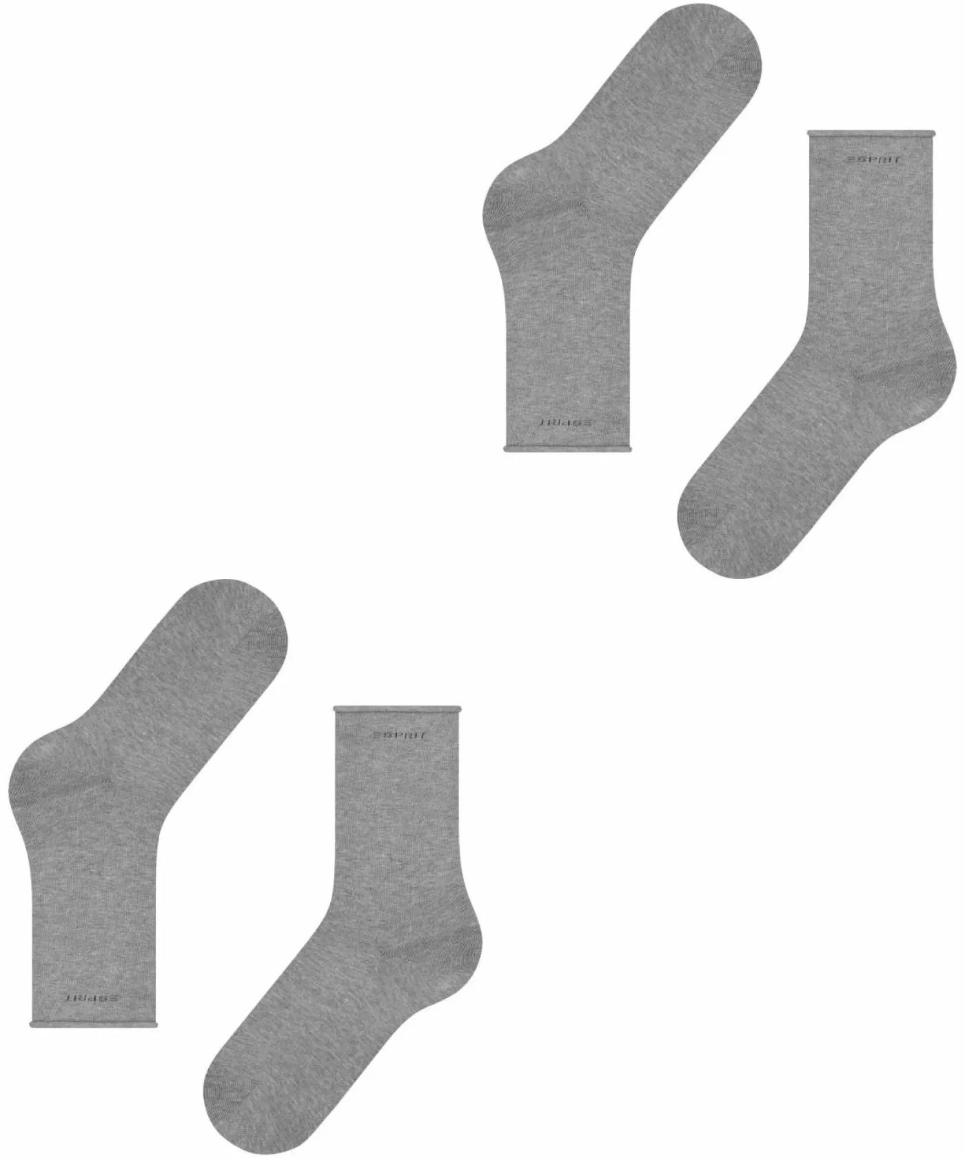 Socken Basic Pure 2-Pack