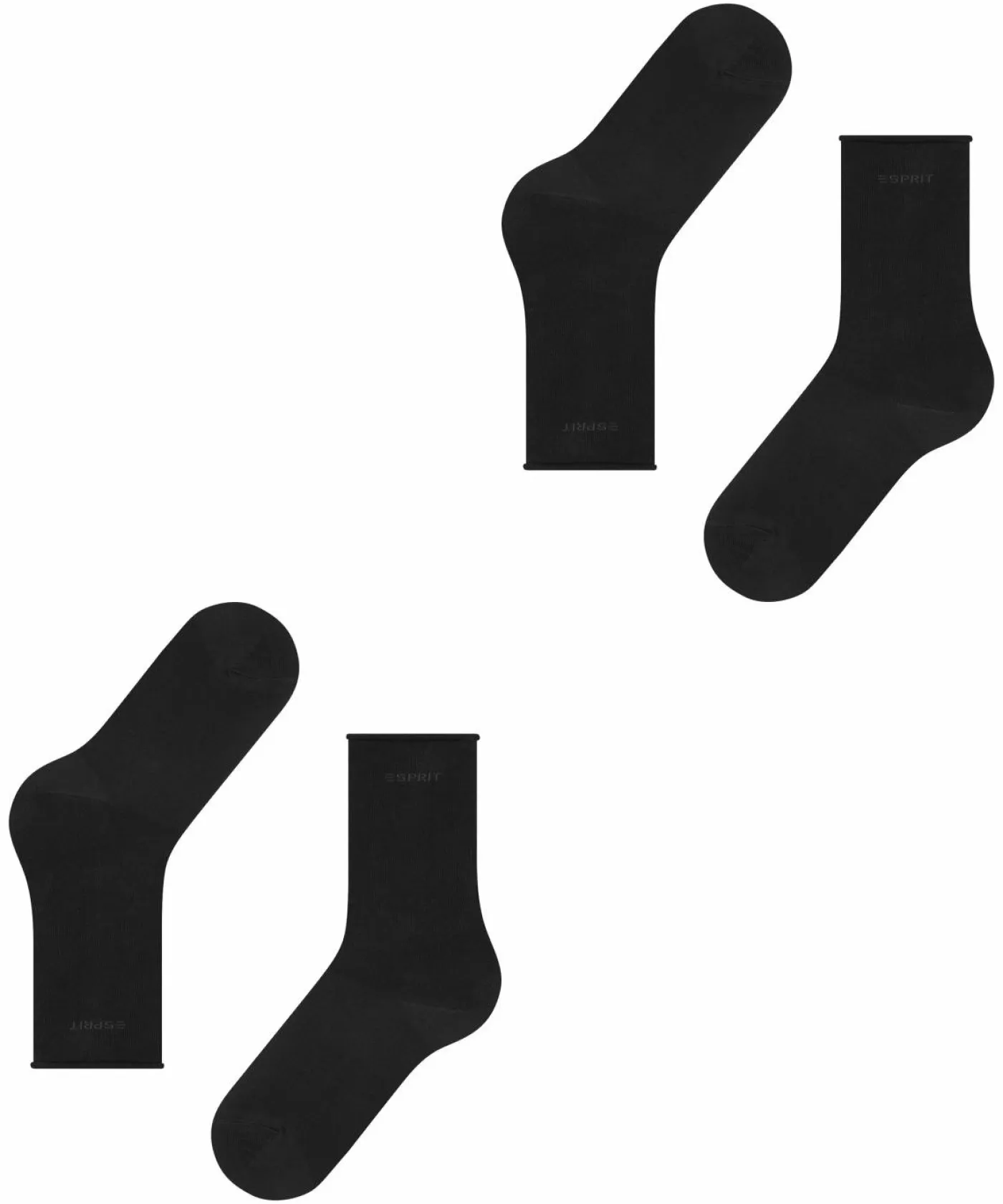 Socken Basic Pure 2-Pack