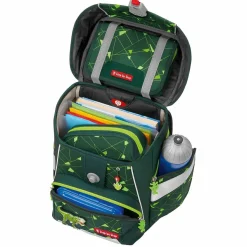 SPACE SHINE Schulranzen-Set "Dino Night Tyro"