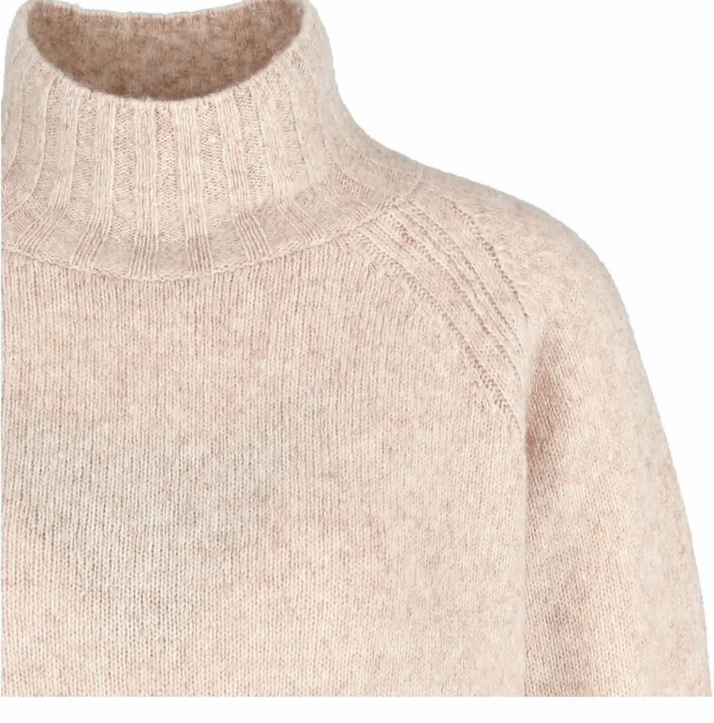 Stehkragen-Pullover aus Wolle