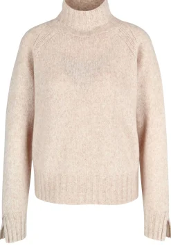 Stehkragen-Pullover aus Wolle
