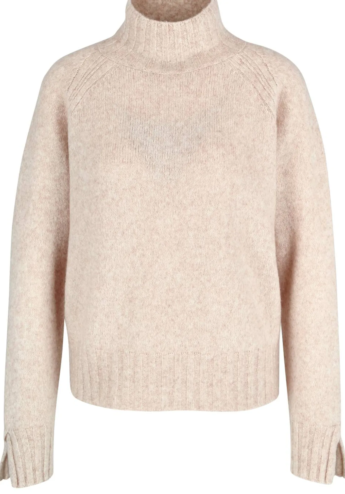 Stehkragen-Pullover aus Wolle